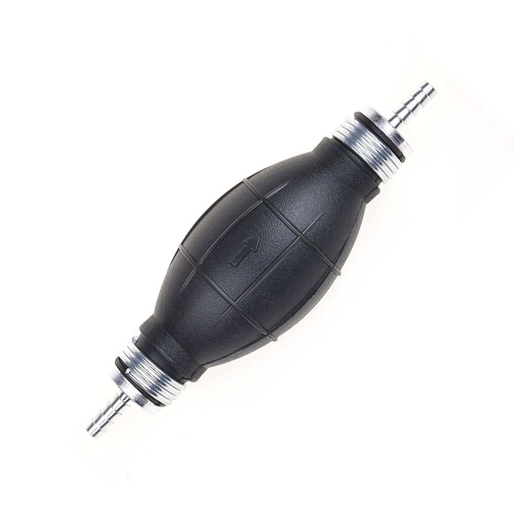 Fuel Pump 6mm 8mm 10mm 12mm Manual Siphon Pump with 2 Pinch Clip Used Rubber Aluminum Hand Fuel Pump For Car Boat Outboard