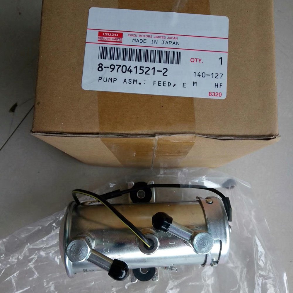 Original Parts SK75-8 4LE2 Electric Fuel Pump Supply For Excavator 8-97041521-2 8-97041521-4 8970415212 8970415214