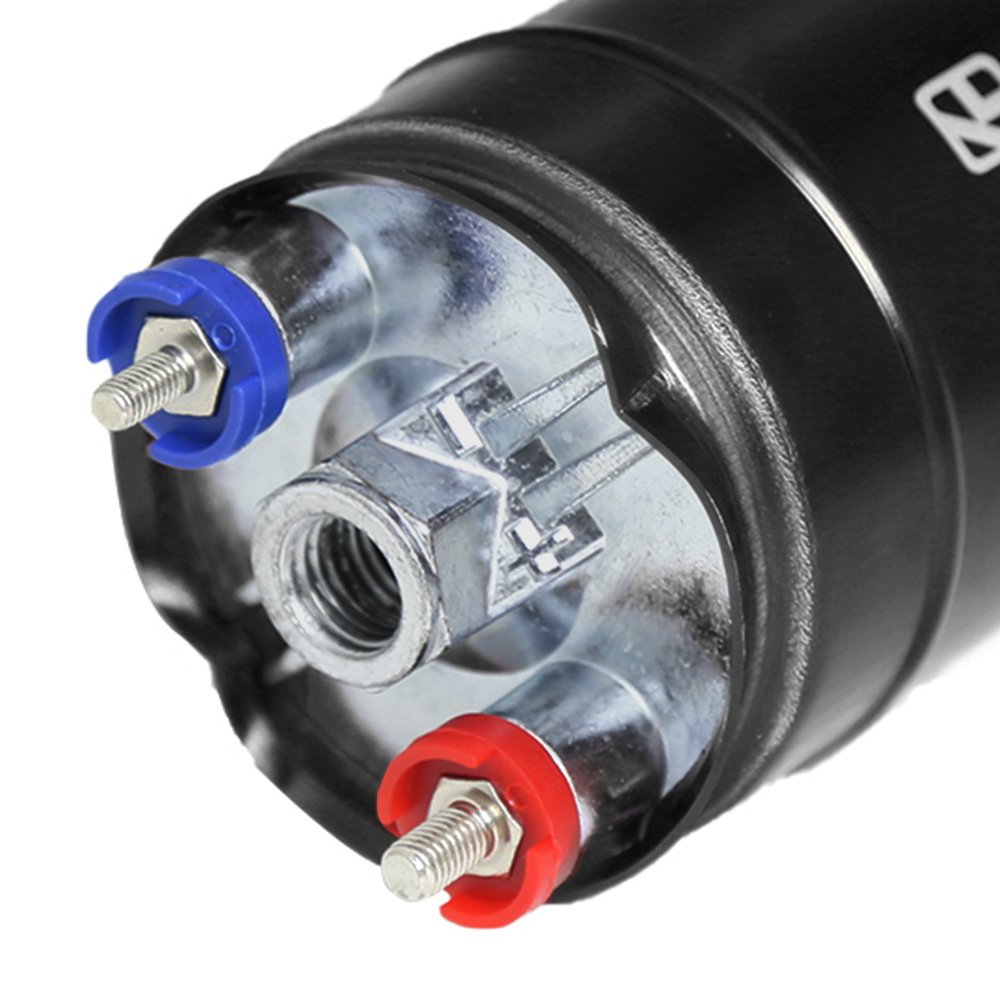 KYOSTAR EFI 380LPH 044 Style E85 Compatible Fuel Pump Inline External Electric High Pressure Fuel Pump w/ Mounting Bracket Kit