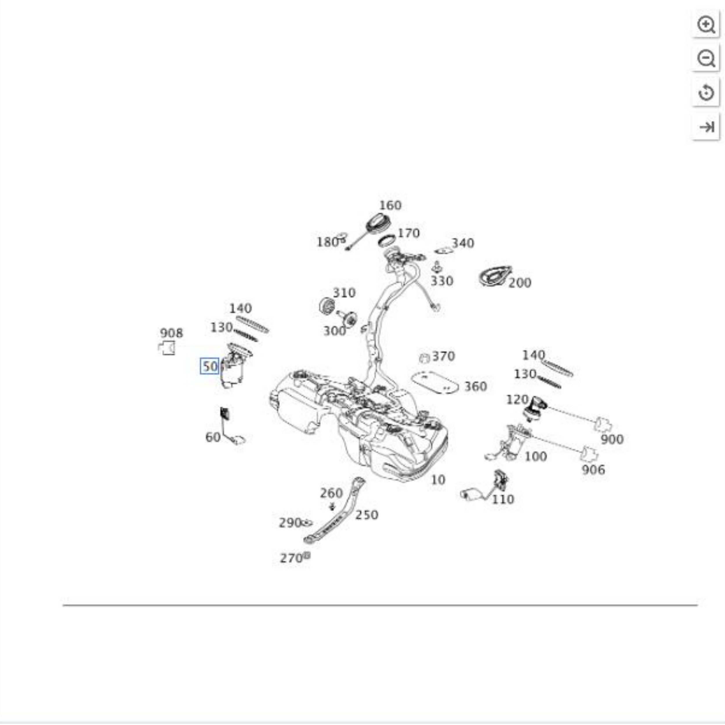 High Quality Factory Fuel Pump Assembly 2044701094 For Mercedes Benz C63 AMG W204 C-CLASS Fuel Pump Assembly