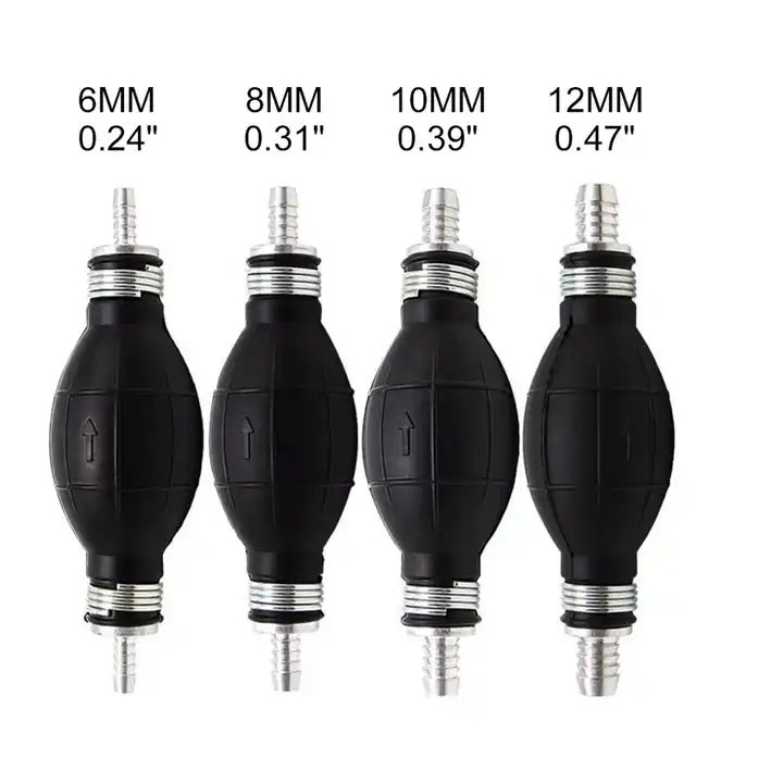 Car Fuel Pump Rubber Manual Liquid Oil Transfer Pump Petrol Diesel Liquid Manual Pump Fuel Saver For Gas Gasoline