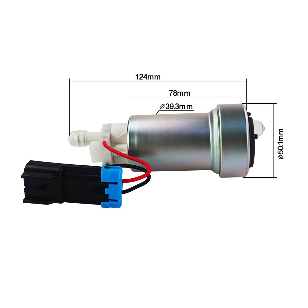E85 Compatible Racing High Performance internal 450LPH Fuel Pump for Nissan Skyline Subaru WRX F90000267 & Install Kit
