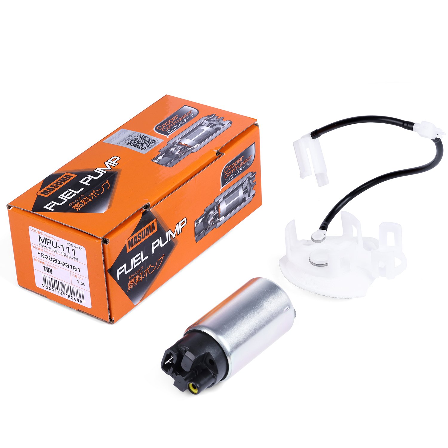 MASUMA MPU-111 Fuel Pump Electric 23220-28180 23220-0C201 for Toyota Avensis Belta Yaris Vitz Corolla Fortuner Fuel Pump