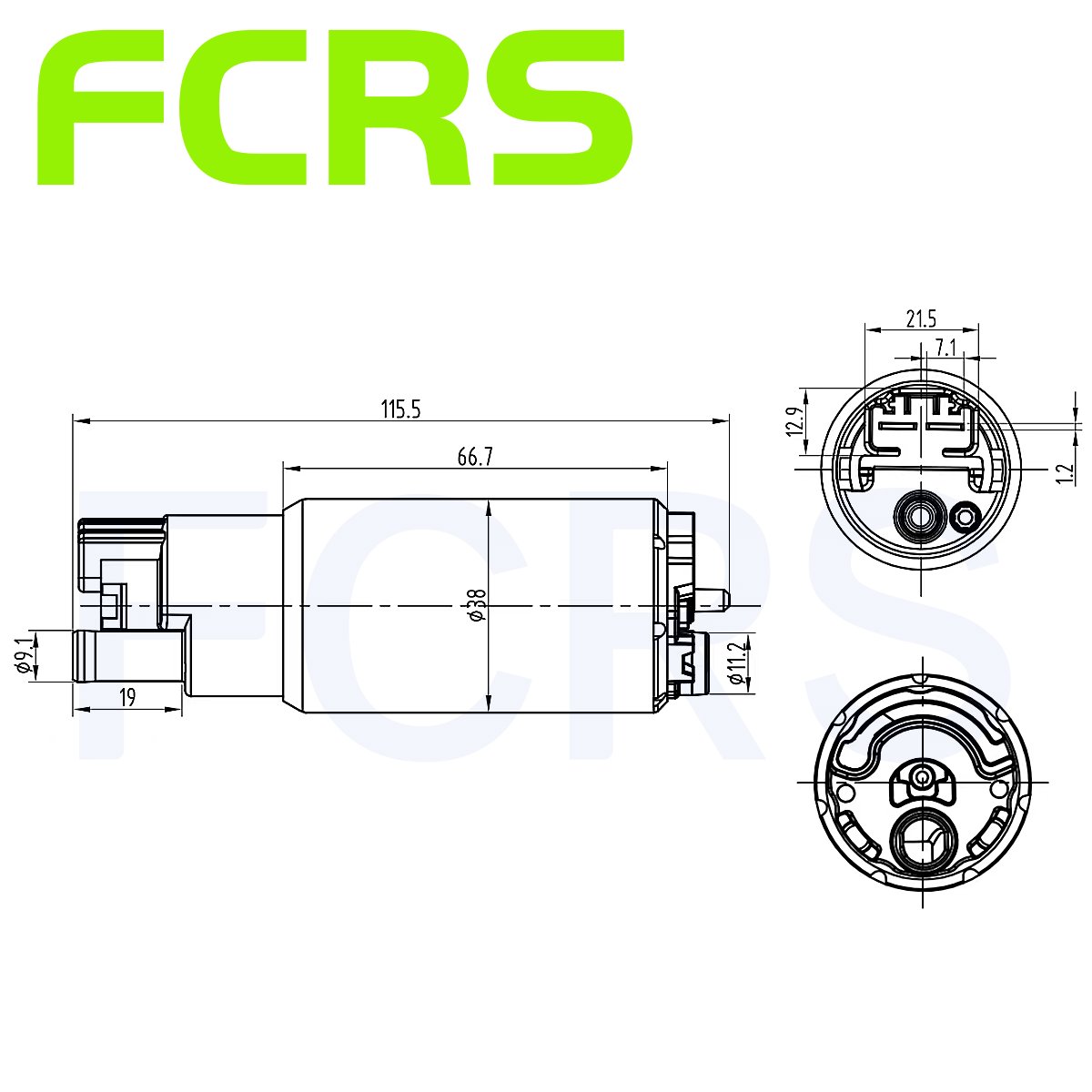 Suitable for Honda, Toyota, Acura, Lexus Fuel pump AF19150-6500,23221-50100 Fuelpump