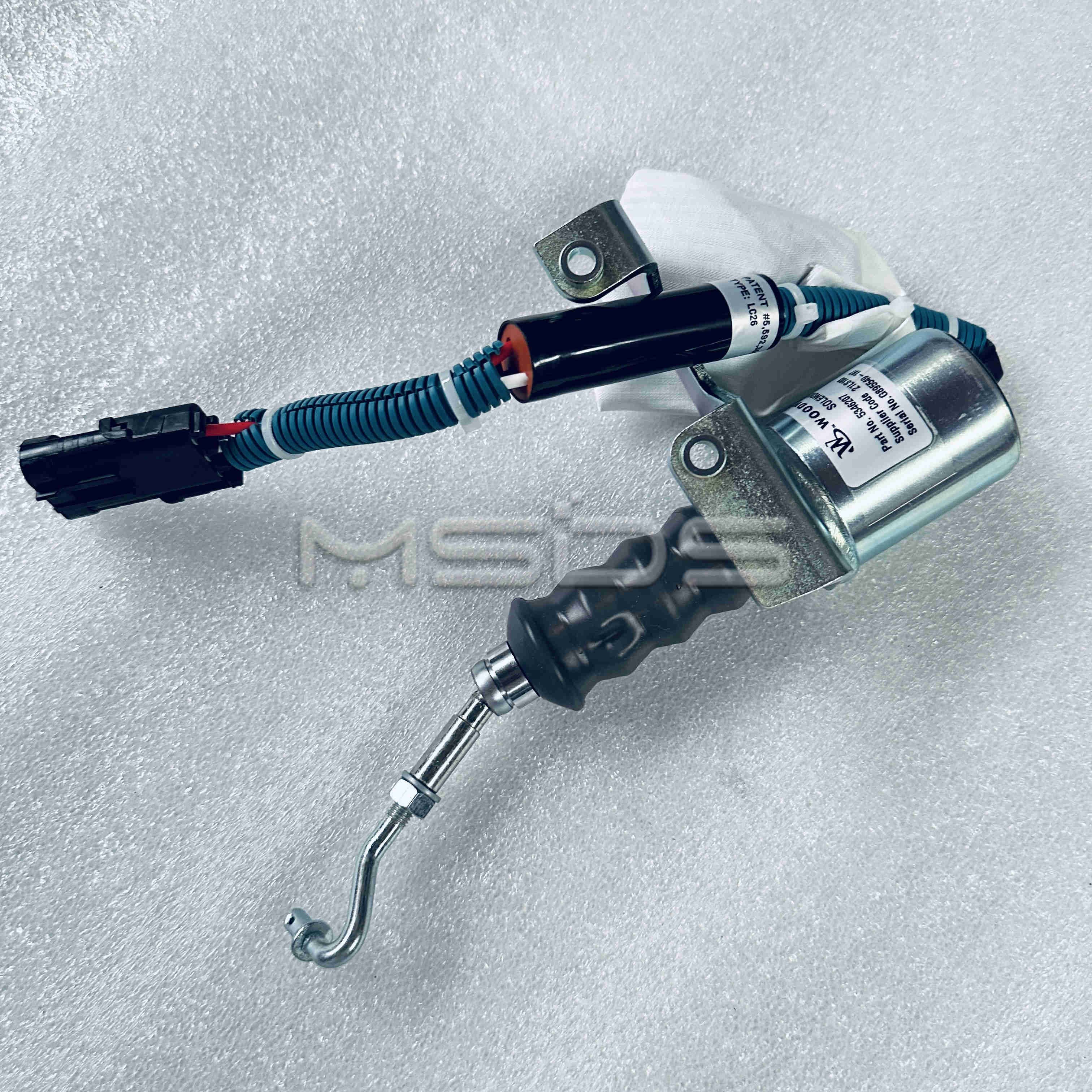 6BT 6CT8.3 Cummins Engine Parts 24V Fuel Shutoff Valve Fuel pump solenoid valve 4942879 5292297 5295567 5346207 5301701