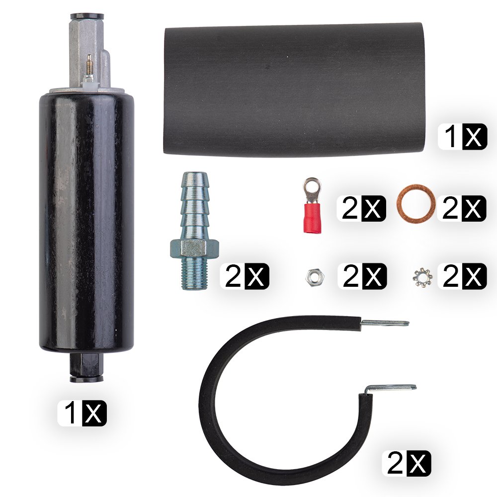 Universal High Flow & Fuel Pump GSL392 Pressure External Inline 255LPH performance with kit