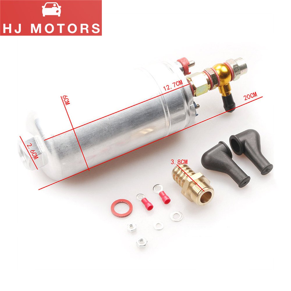 High Performance Universal External Inline Fuel Pump 0580254044 300LPH Fuel Pump Parts Kit