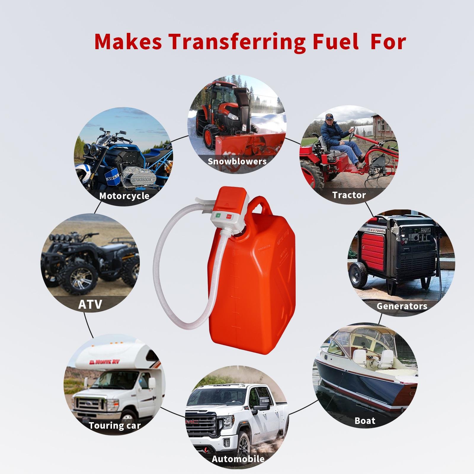 Plastic Convenient Thickened Gasoline Barrel 5L10L 20L Automobile Motorcycle Gasoline Barrel Fuel Tank Fuel Caddy With Pump