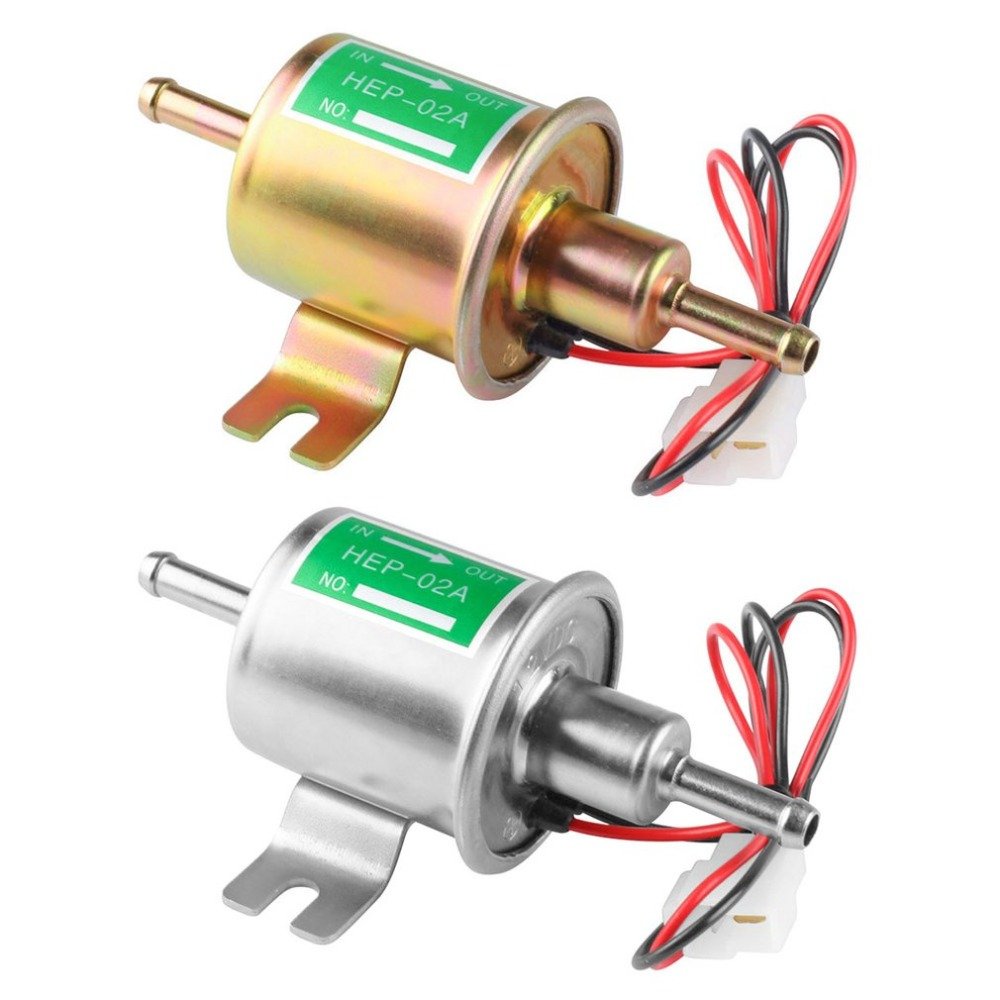 Electric Fuel Transfer Pump Mazda 12V Fuel Injection Pump HEP-02A Portable Low Pressure Electronic Fuel Pump 8mm OEM Standard