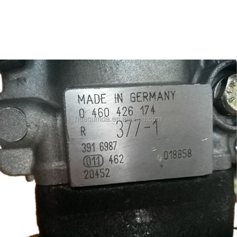 Fuel pump 0460 426 174 Heavy duty Truck Parts 6BT Engine Fuel Injection Pump 3916987