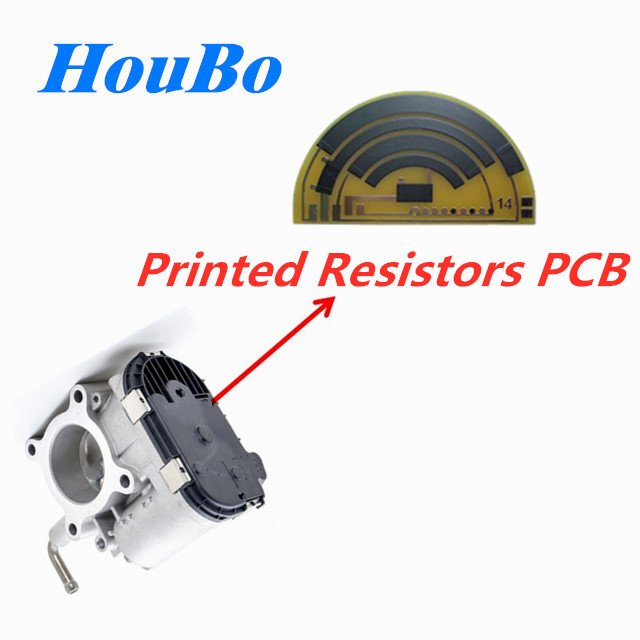 Automobile oil pump resistor Ceramic Base Pcb Circuit Board for oil level sensor