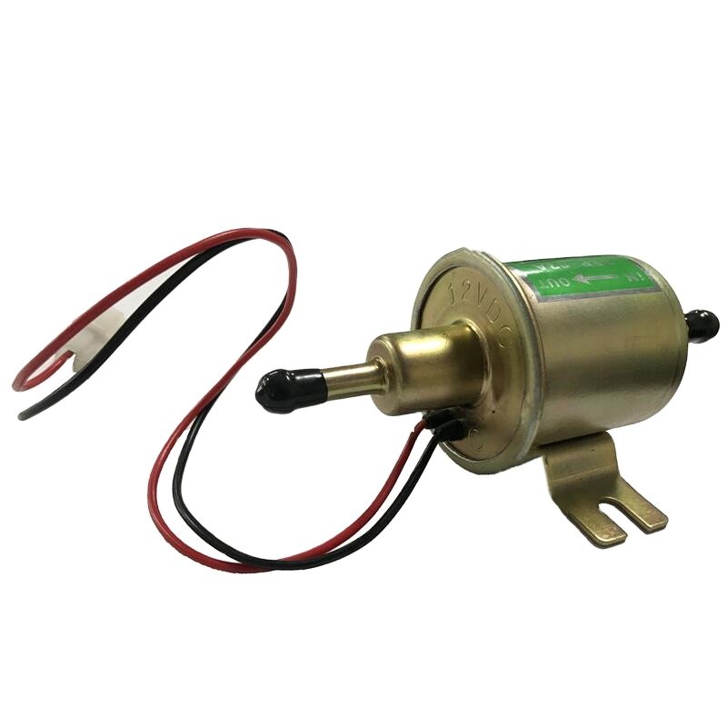 12V Low Pressure Electric Aluminum Fuel Pump, 2.5-4 PSI, Universal Fit for Petrol and Diesel, High Suction and Easy Installation