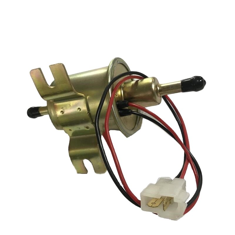 12V Low Pressure Electric Aluminum Fuel Pump, 2.5-4 PSI, Universal Fit for Petrol and Diesel, High Suction and Easy Installation
