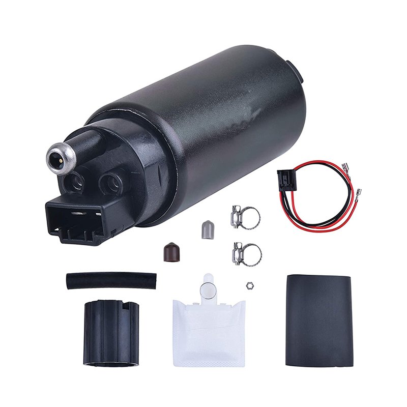 255LPH Electric Fuel Pump 12V EFI System for Gasoline E85 High Pressure Universal Fuel Pump with Installation Kit GSS342