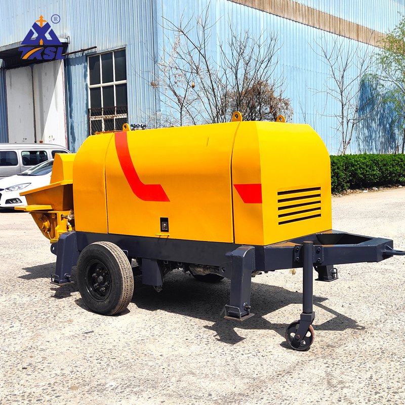 Diesel/Electric HBT-40 Concrete Pump Grouting Machine In Construction