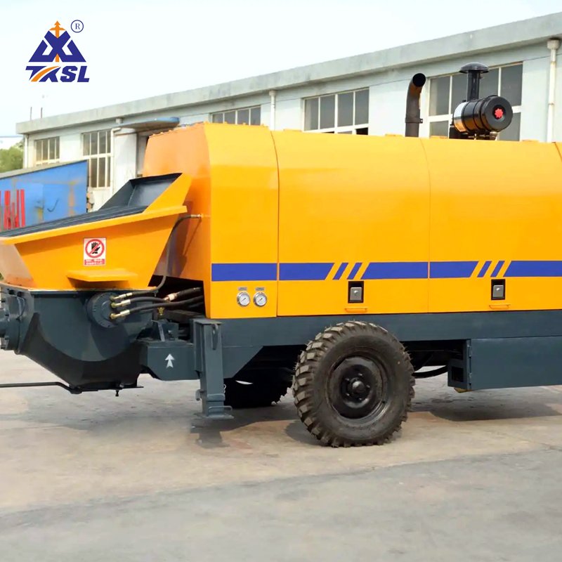 Diesel/Electric HBT-40 Concrete Pump Grouting Machine In Construction