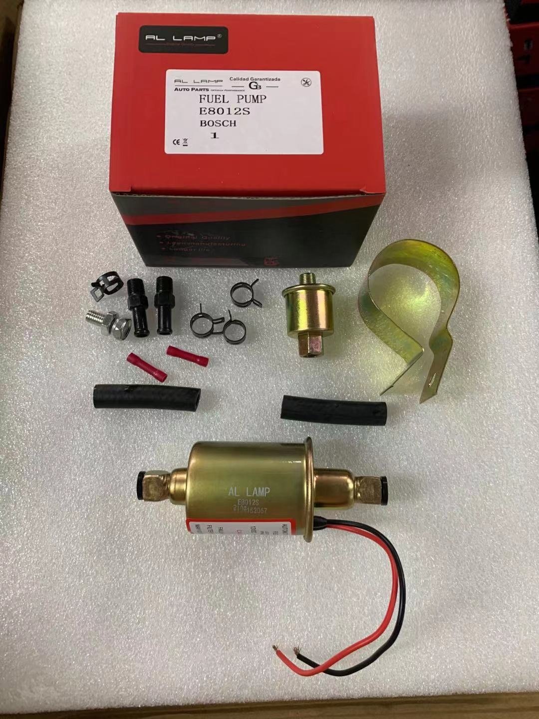 E8012S Low Pressure Petrol Gas Diesel 2.5-4PSI pila de bomba de gasolina Electric Universal Fuel Pump