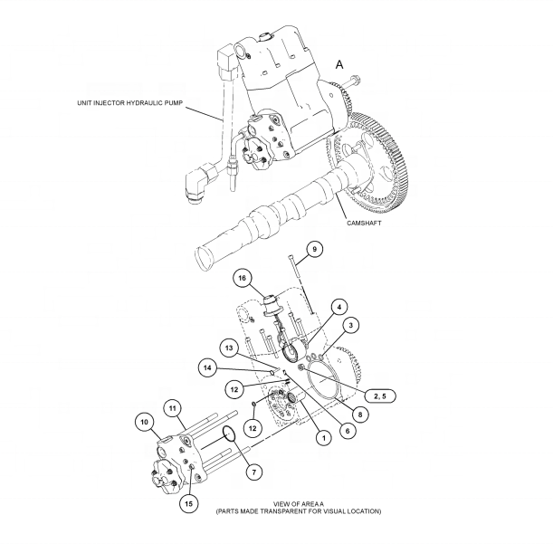 Cat engine parts 319-0677 c9 fuel pump 319-0678 for caterpillar 330d heui pump