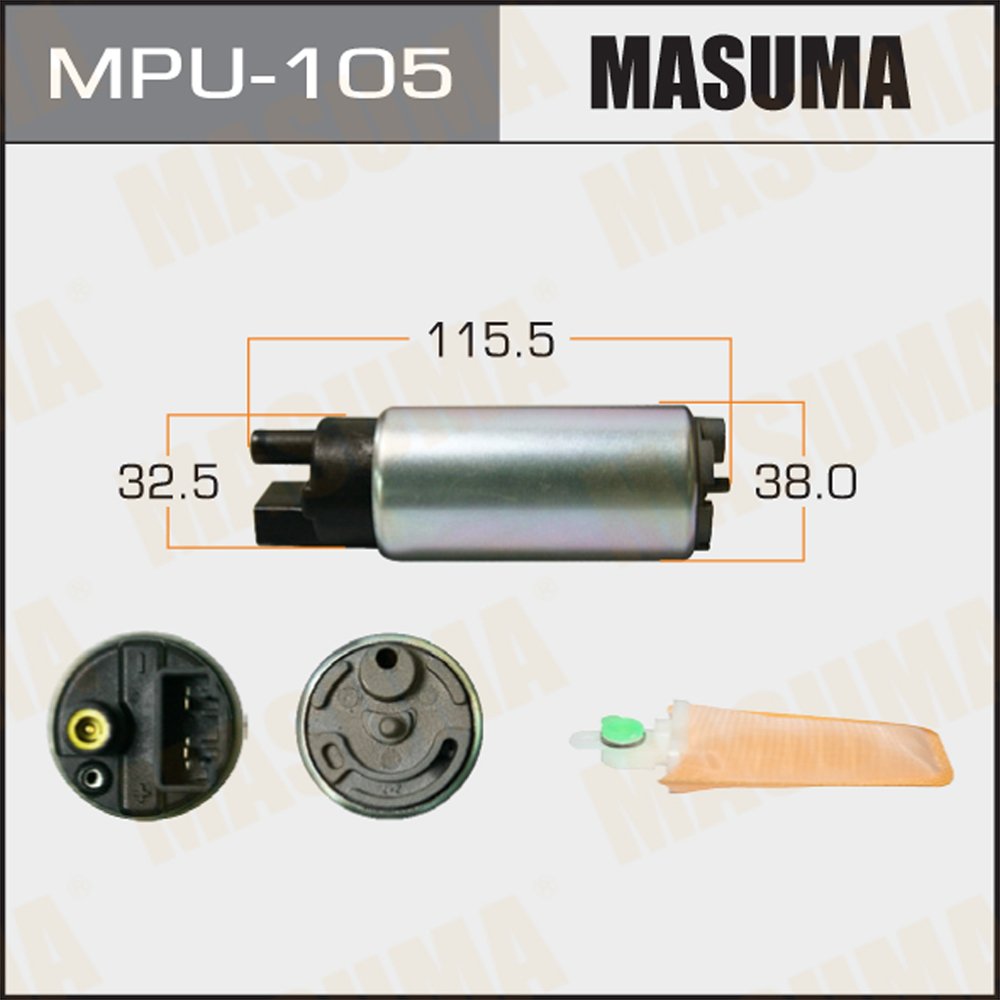 MASUMA MPU-105 Auto Fuel Pump 23221-46060 for Cars Toyota Corolla Land Cruiser Prado Japan Fuel Pump