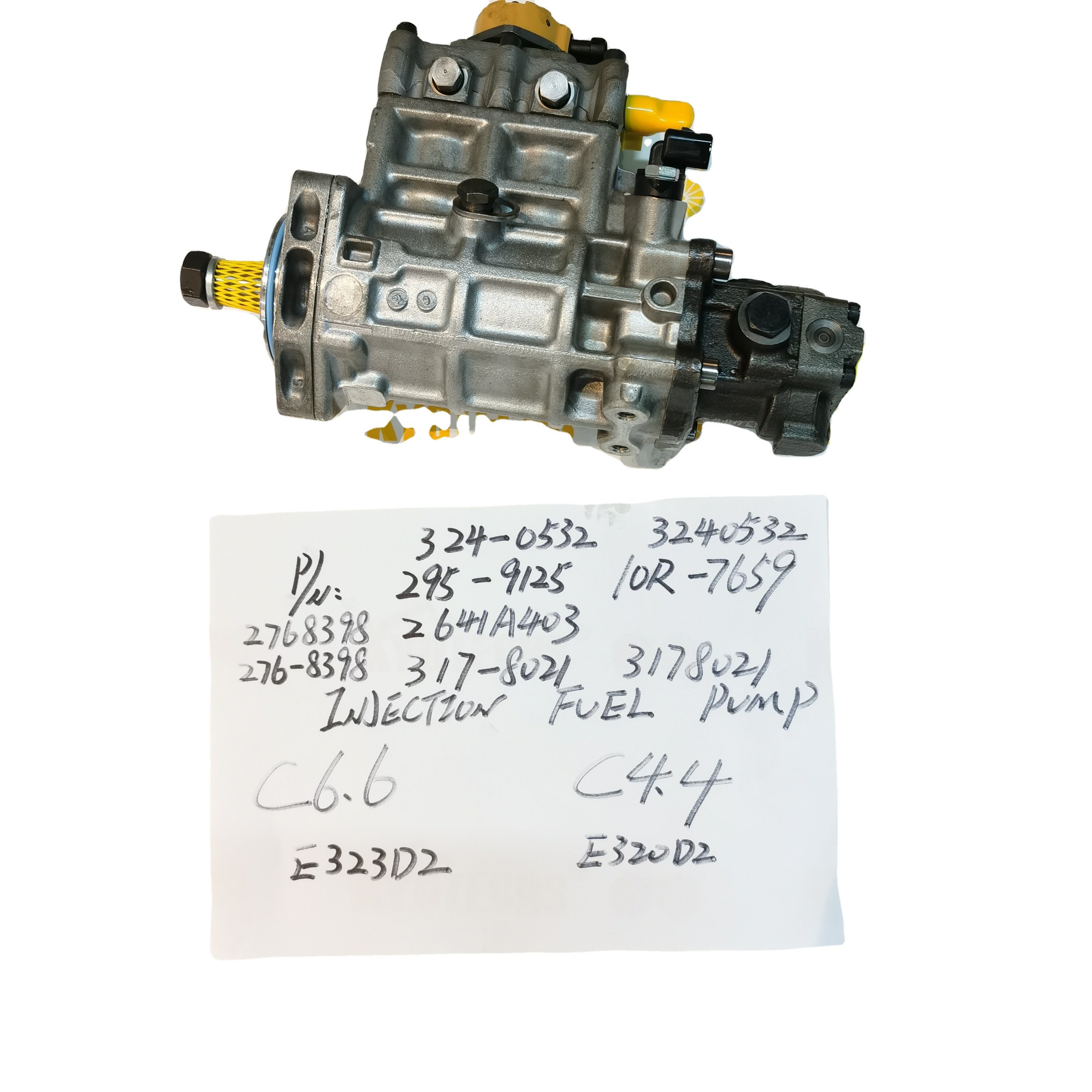 Excavator Parts Genuine New C6.6 3178021 Fuel Injection Pump 317-8021 Fuel Pump