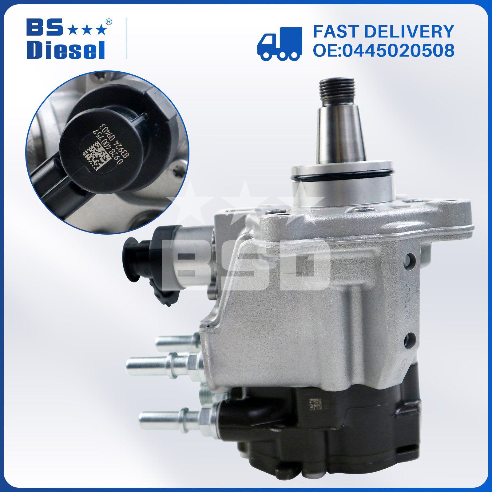 High Pressure Common Rail Fuel Injection Pump 0445020516 5801470100 0445020508 For Case IH New Holland 3.2L 3.4L Diesel