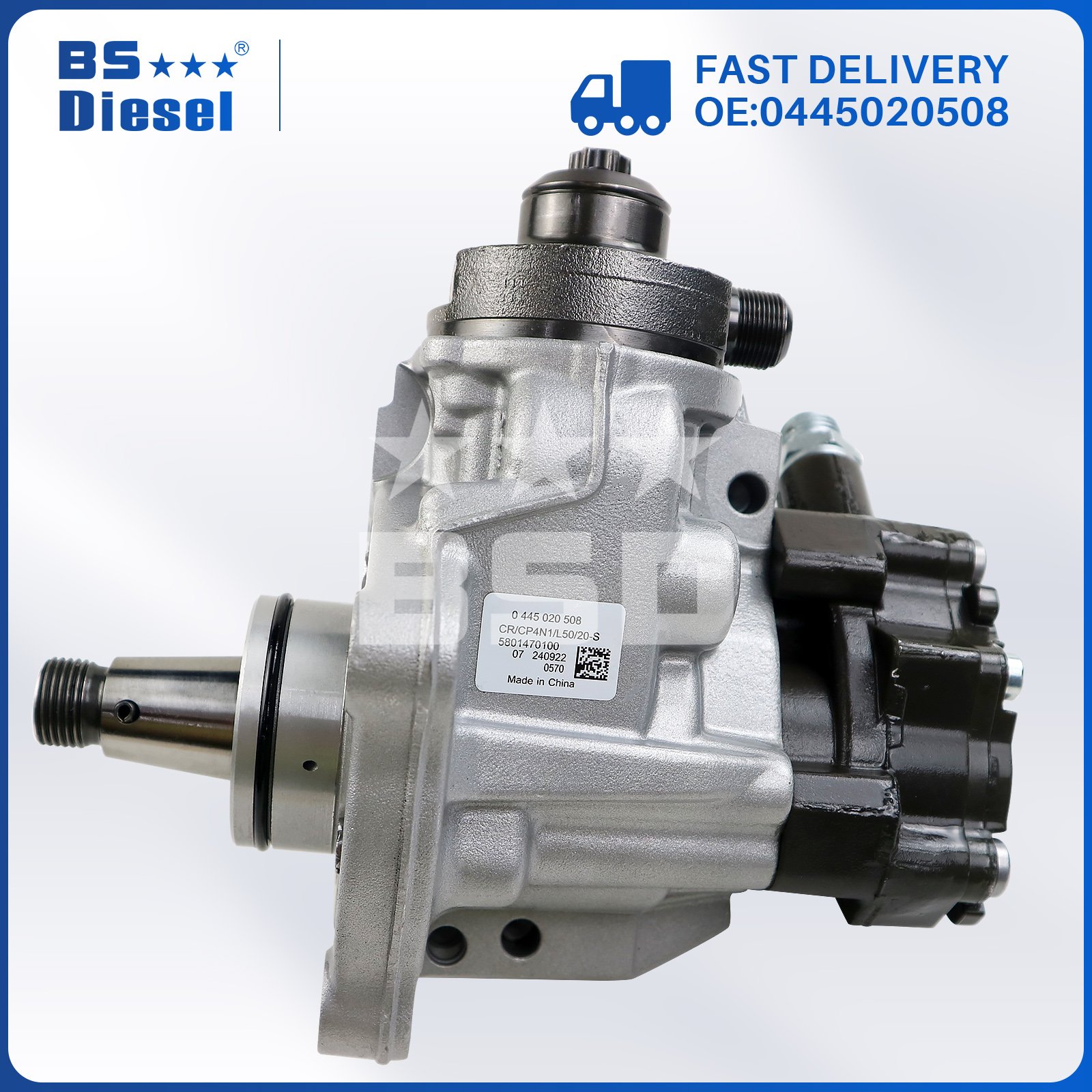 High Pressure Common Rail Fuel Injection Pump 0445020516 5801470100 0445020508 For Case IH New Holland 3.2L 3.4L Diesel