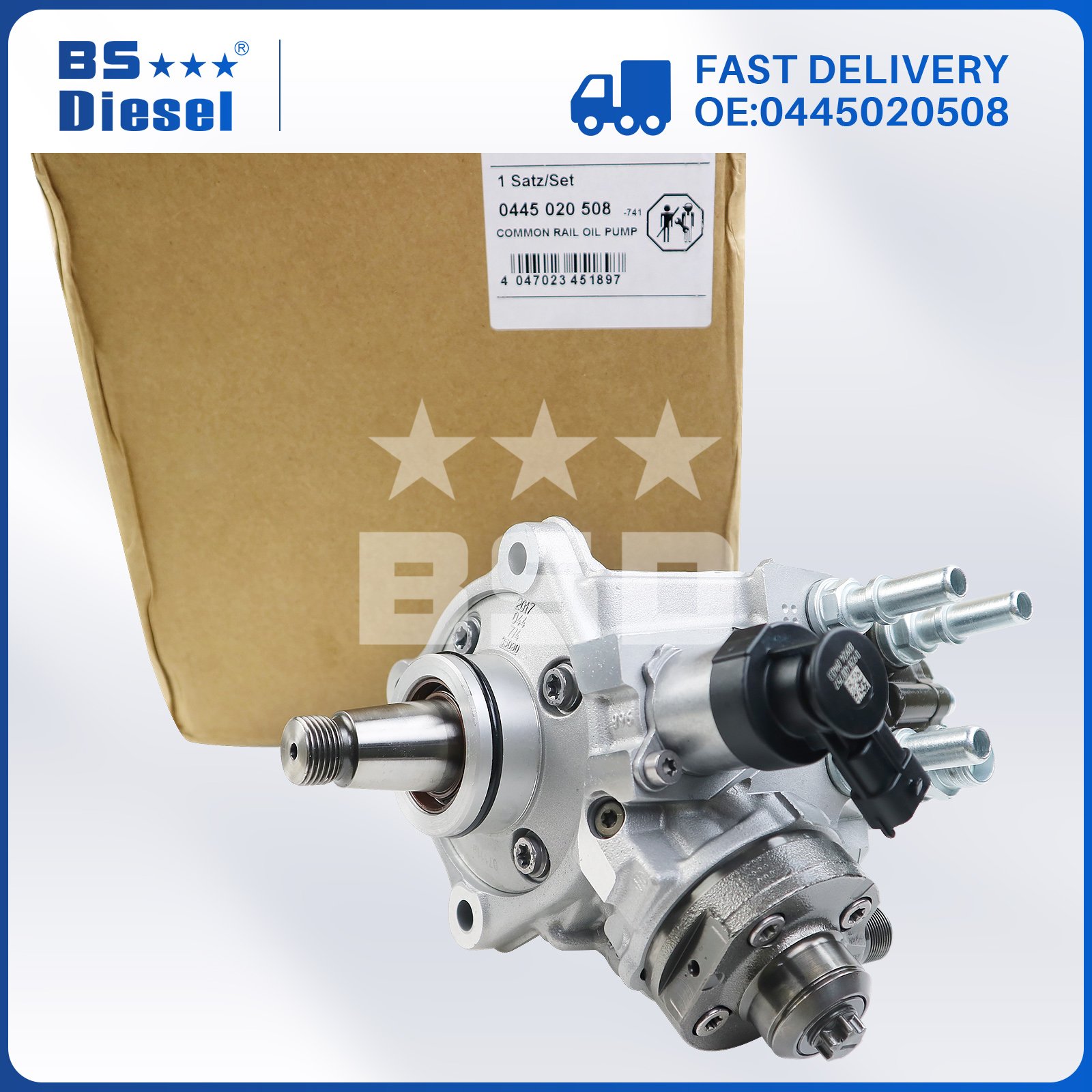High Pressure Common Rail Fuel Injection Pump 0445020516 5801470100 0445020508 For Case IH New Holland 3.2L 3.4L Diesel