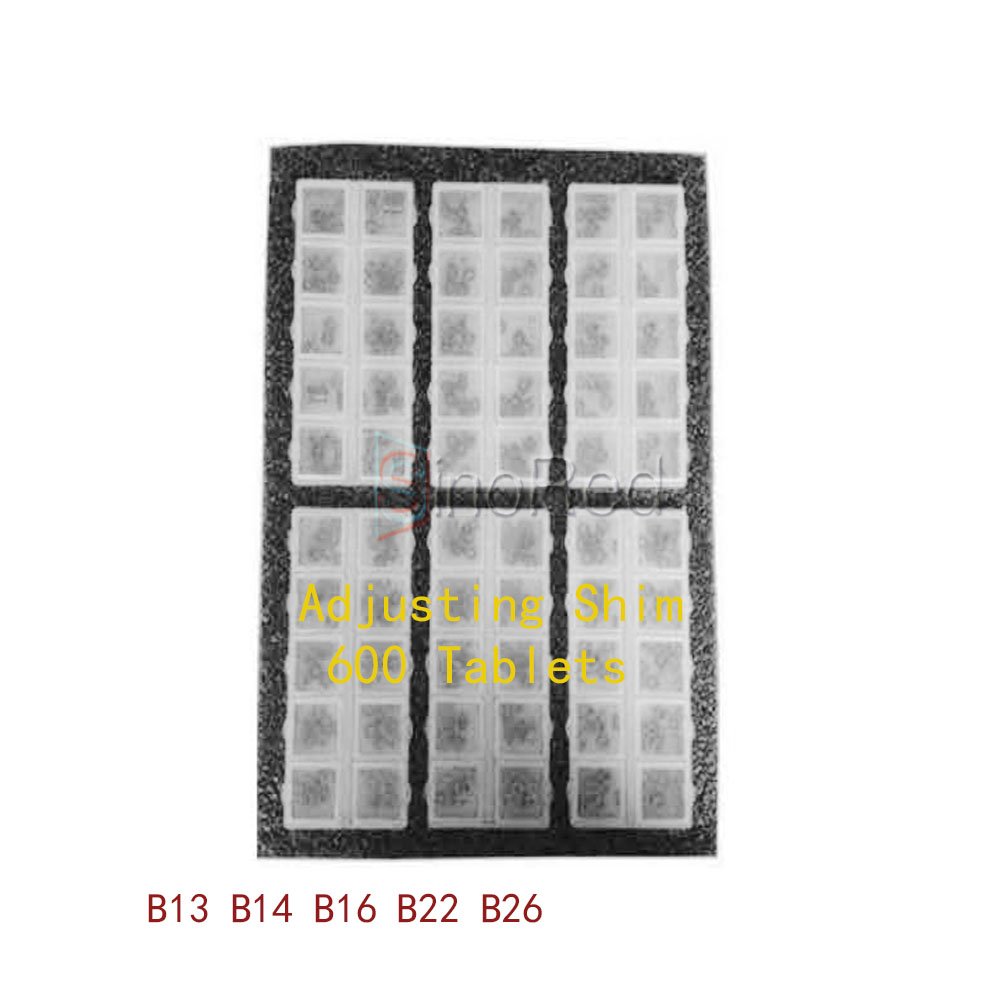 Berserk B13 B14 B16 B22 B26 Full set of Adjusting Shim For BOSCH 120 Series 600 PCS