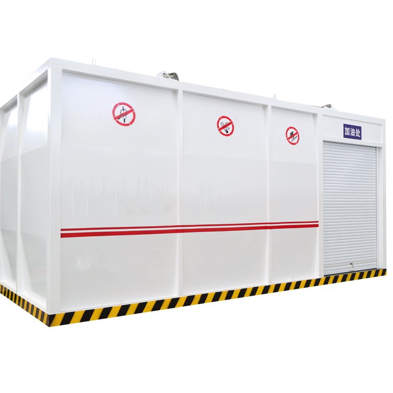 3000L fuel tank container station gas station Mini Mobile Fuel Station