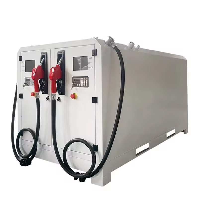 3000L fuel tank container station gas station Mini Mobile Fuel Station
