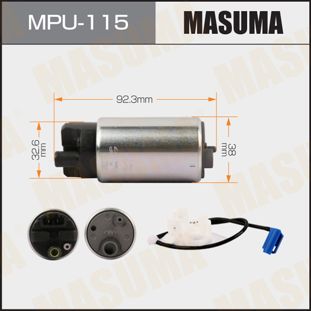 MPU-115 MASUMA 85L/h 4.0kg/cm2 Vehicle Accessories Auto electric fuel pump 23220-37221 23220-37220