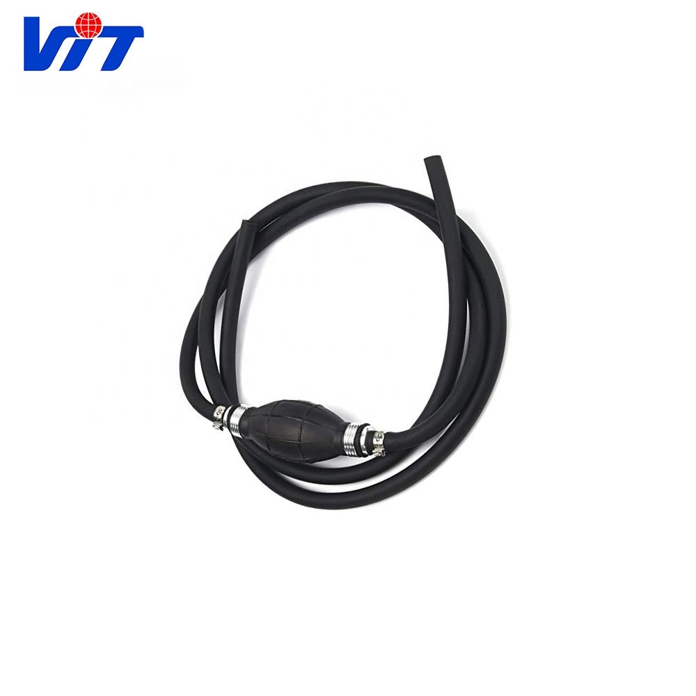 VIT 6mm 8 mm 10mm 12mm rubber hand fuel pumps bulb with straight endings aluminium safety valves for All Fuels Car Boat Mar