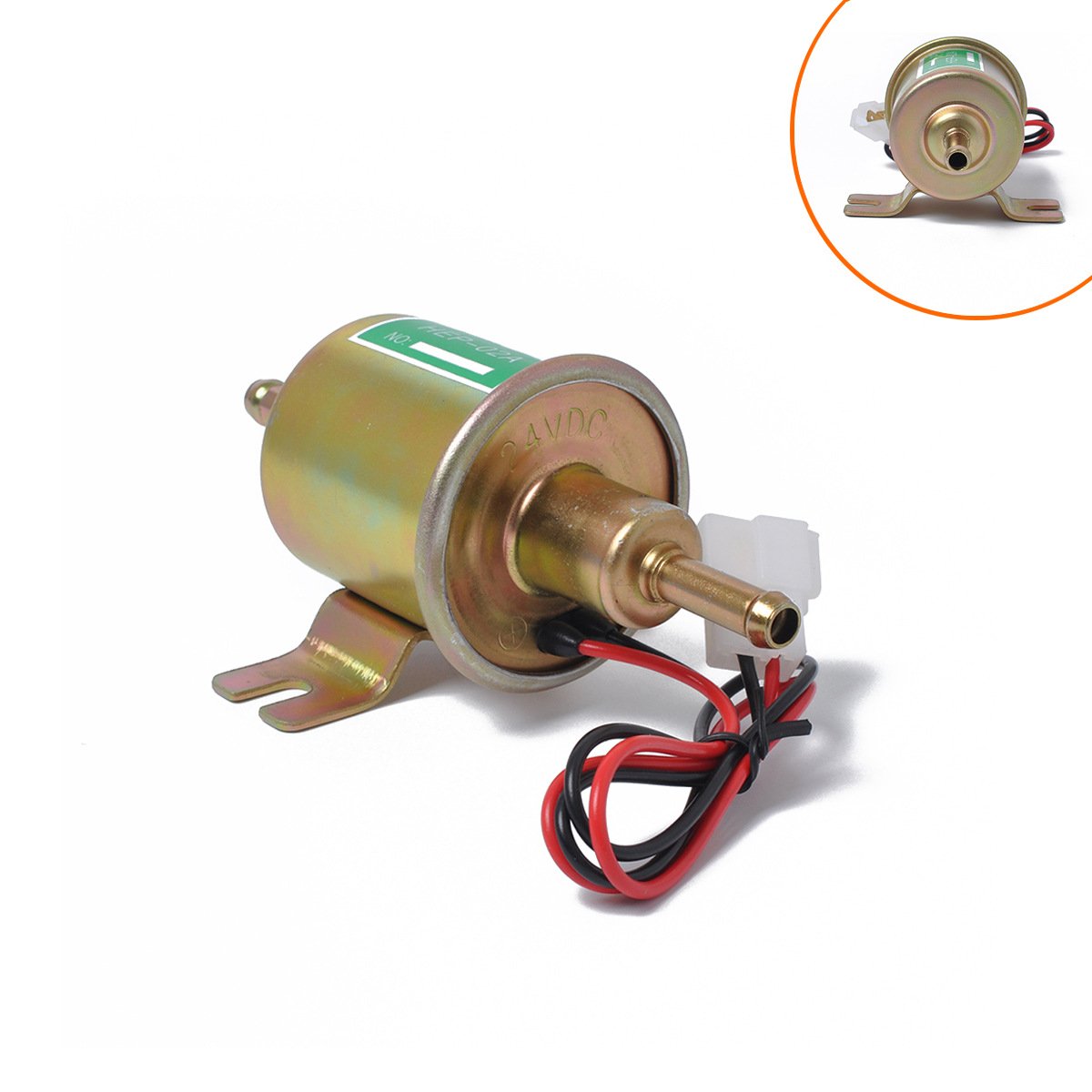 QSF HEP-02A Electric Fuel Pump for Modified cars 12v copper clad aluminum High Quality Electric Fuel Pump