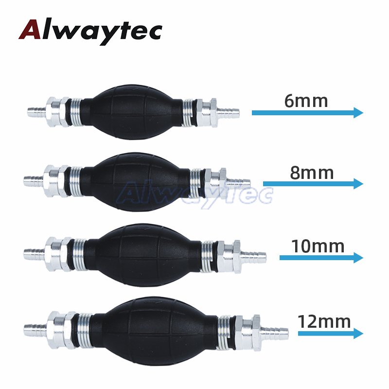 Both Straight End Fuel Pump ID6mm,8mm,10mm,12mm Fuel Transfer Vacu Bulb Hand Primer for Car Fuel Tank Boat Marine Outboard