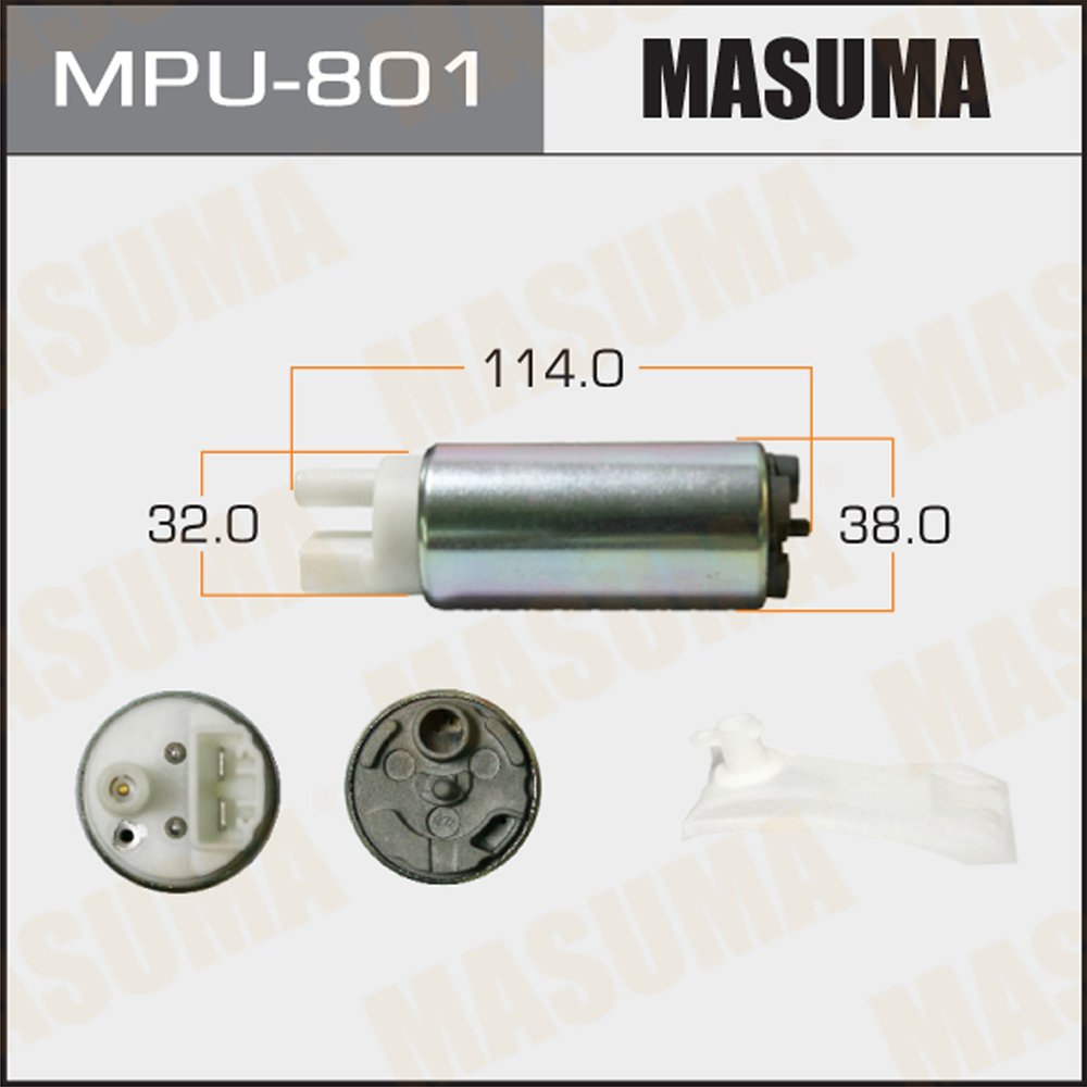 MPU-801 MASUMA Japanese auto parts Electric 100L/h 3kg/cm2 fuel pump 42021AC000 42021FA090 42021FA150 42022FE090