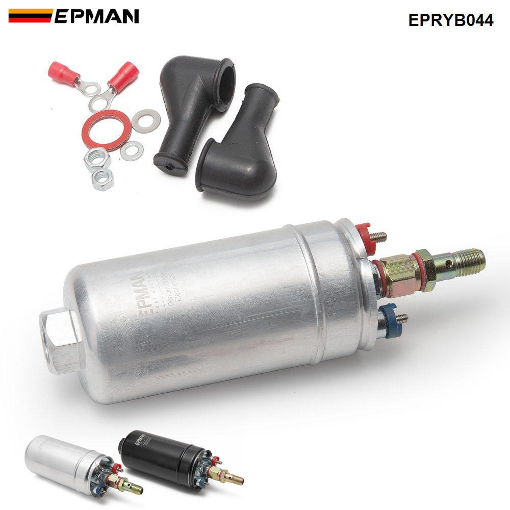 ADDCO - EPMAN Car High Pressure External 044 Fuel Pump OEM:0580 254 044 Poulor 300lph EPRYB044