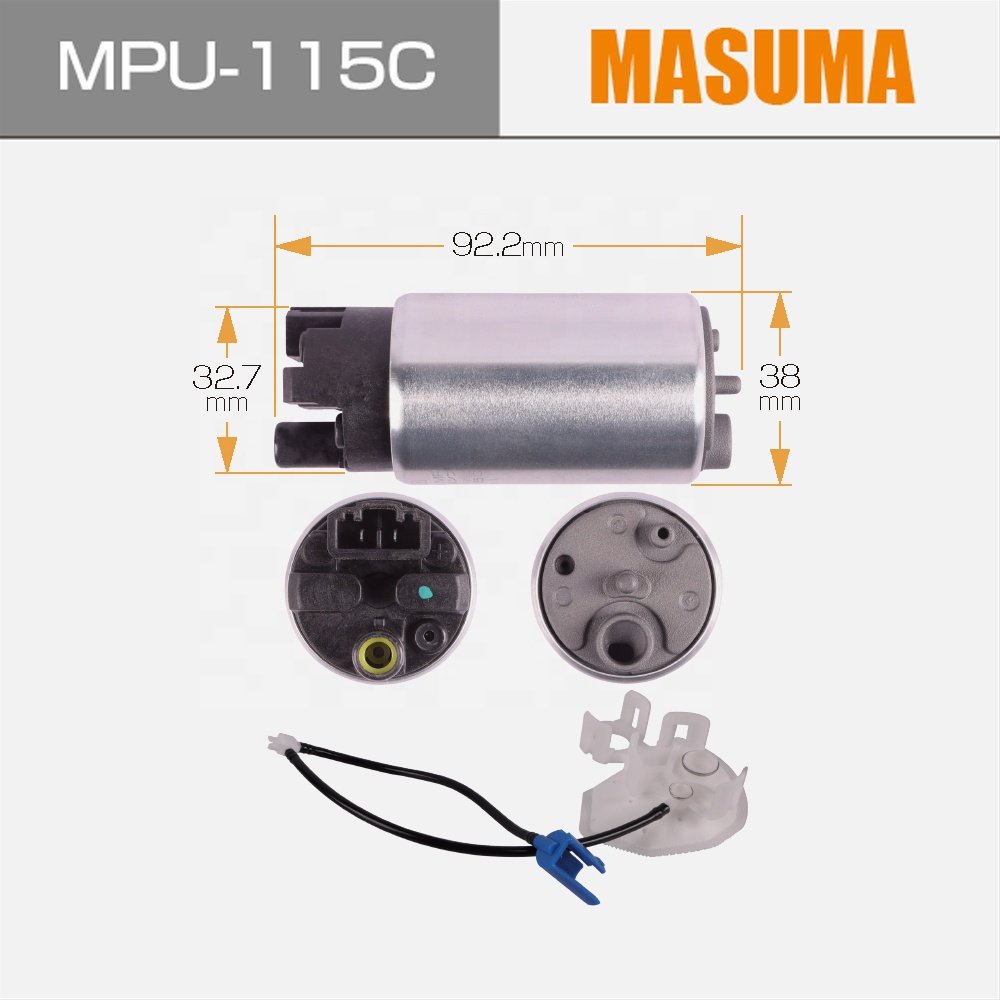 MPU-115C MASUMA Universal Electric Gasoline Fuel Pump Assembly 12 Volt Applicable Car Fuel Pump For Nissan Toyota Hyundai