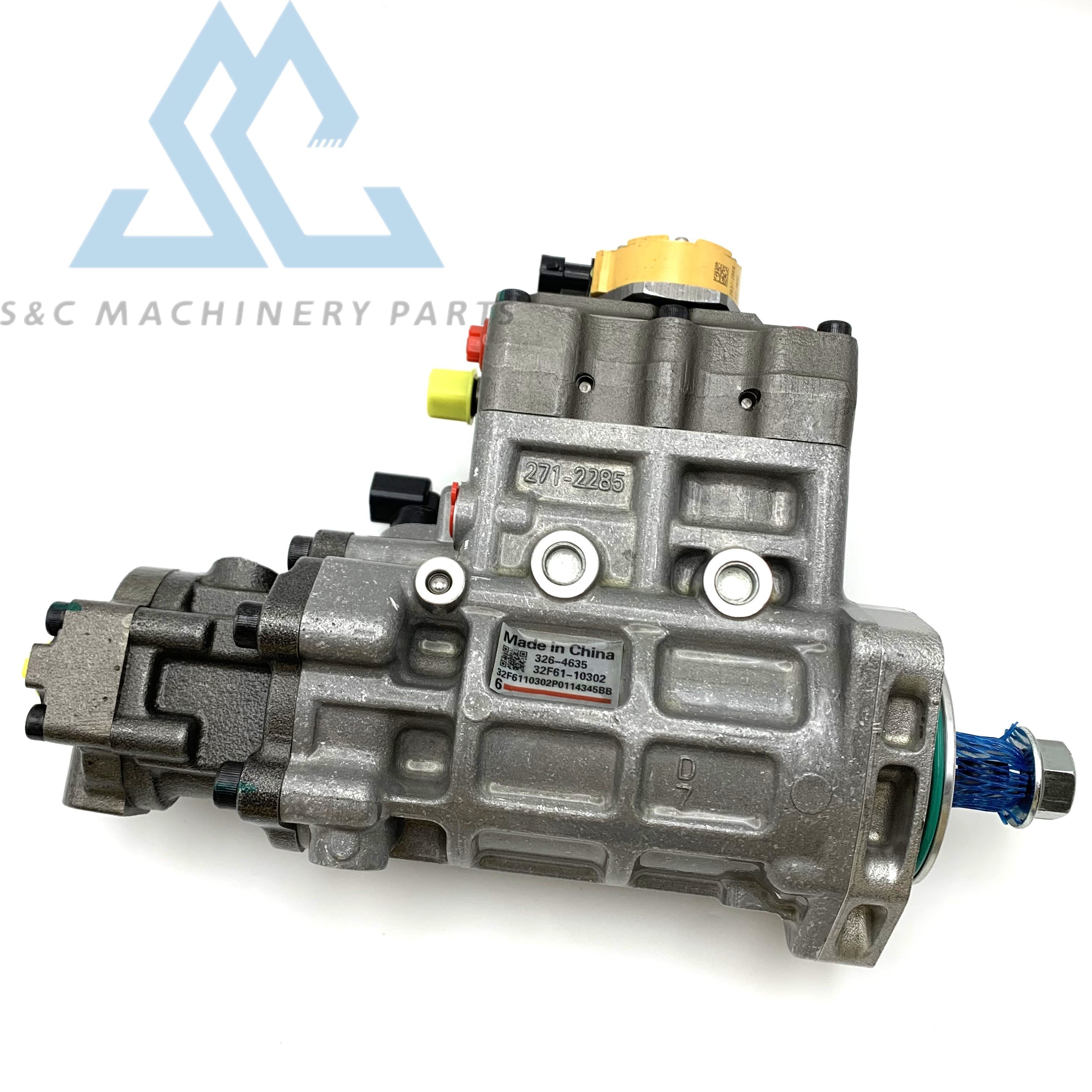 Excavator Diesel Engine C6.4 Fuel Injection Pump 326-4635 3264635 320-2512 32F61-10302 Fuel Pump for CATERPILLAR 320D 320DL