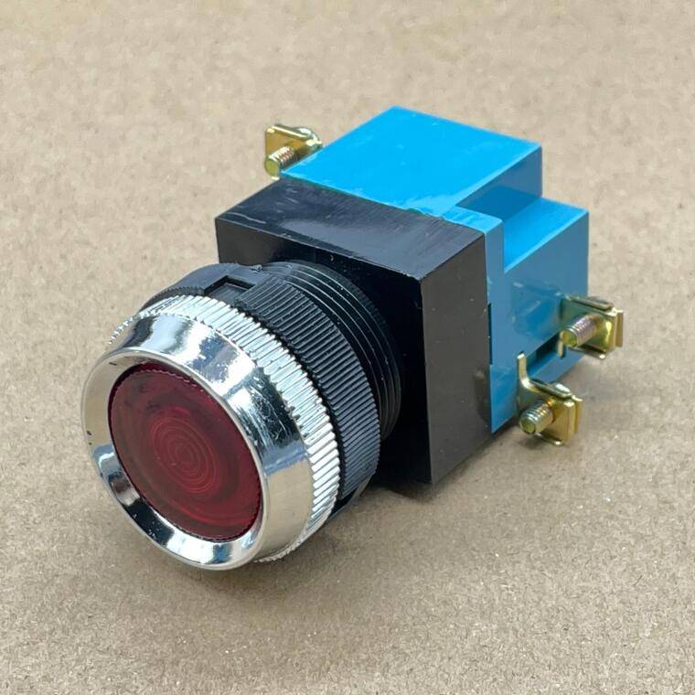 LA19 machine tool CNC power supply starts the self -reset button round dotmark switch 5A380V hole 25mm