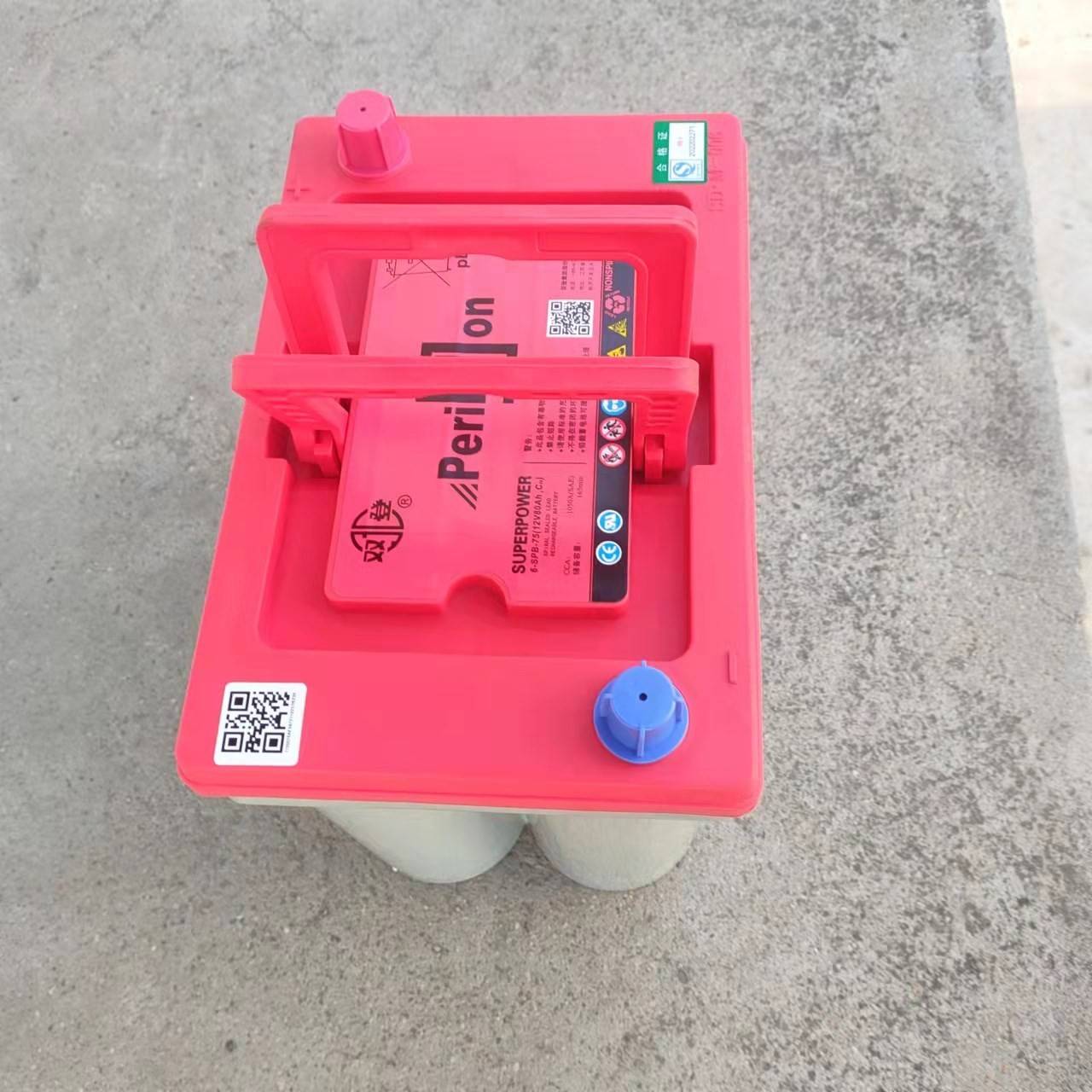 Double boarding 6-SPB-75AH wound battery 25AH50AH100AH car startup start-stop engine battery