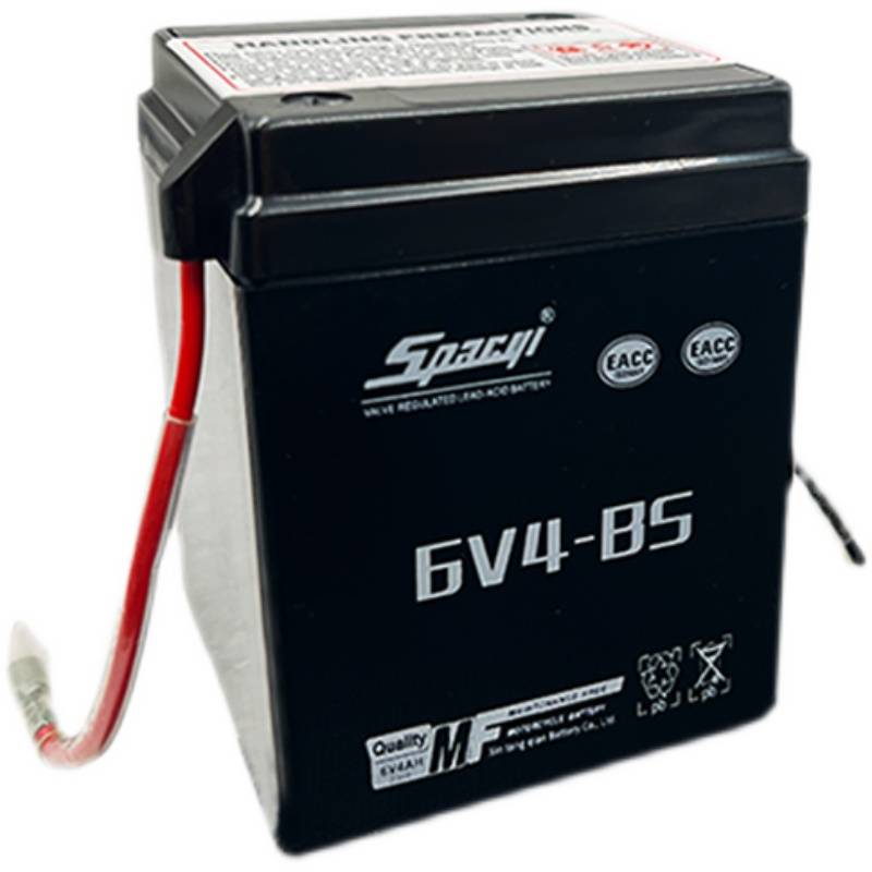 Motorcycle battery Jialing JH70 old foot starts from maintenance retro battery 6V4A dry battery 6n4-br