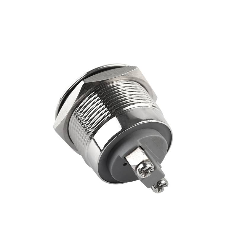 22mm Metal button switch from re -power supply to start the switch, one closed, waterproof vehicle horn button modification