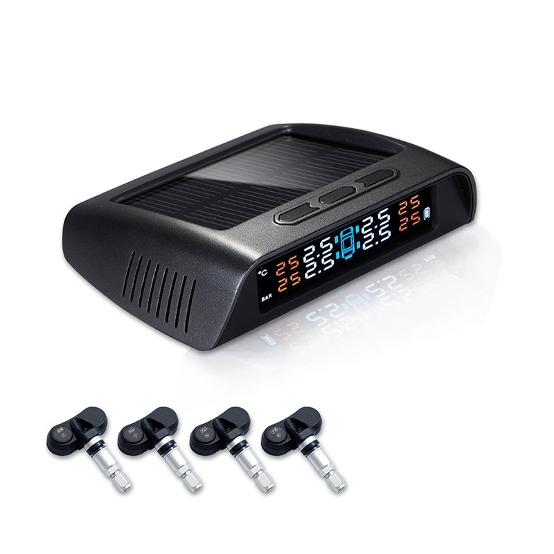 Hot selling TPMS Monitor Display Smart TPMS Receiver Charging HD Digital LCD Display Auto Alarms Wireless Internal Sensors