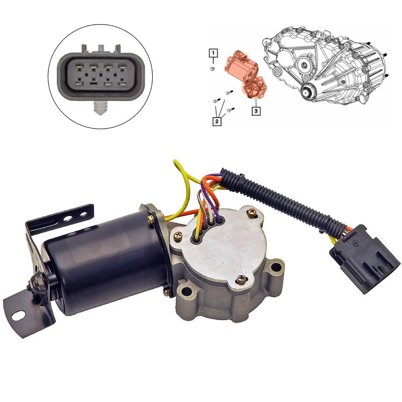 RAM 1500 2500 3500 4500 5500 Transfer Case Shfit Motor 600-908 OEM19168728 19151453 89059688 for Cadillac Escalade Chevy
