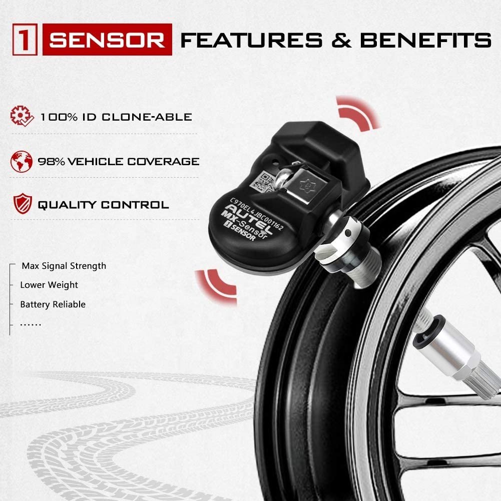 Autel Car Tires Tpms Tire Pressure Monitoring Tpms Digital MX Tpms Sensor
