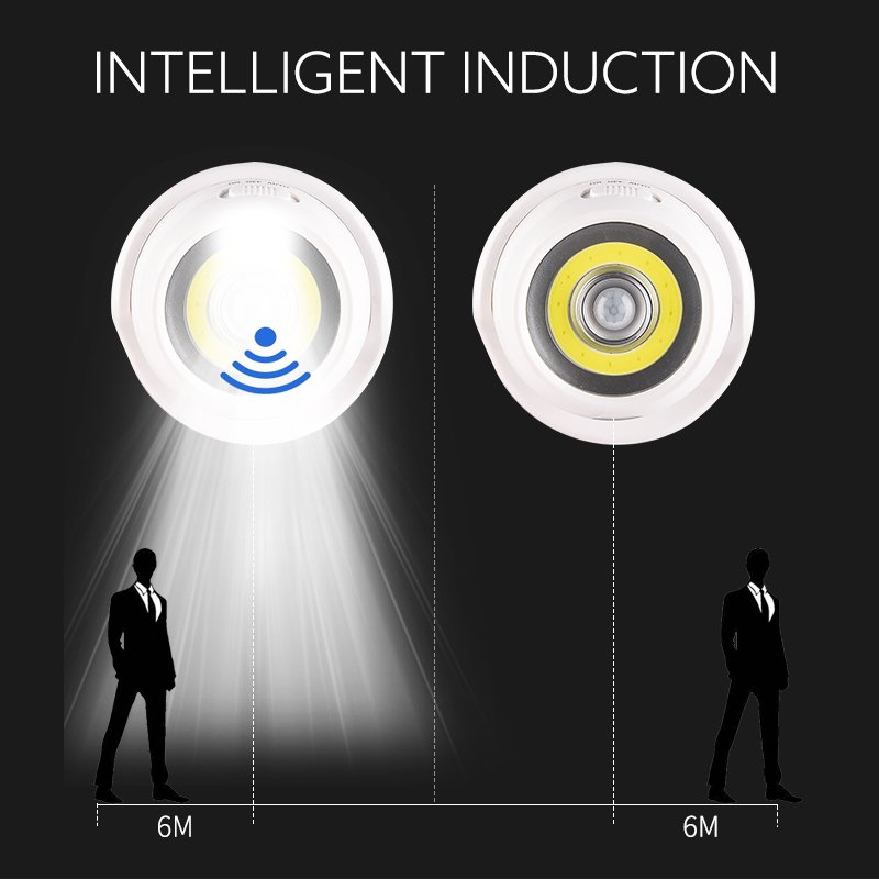 3xAAA Battery Operated Of Super Bright Of COB PIR Motion Sensor Night Light