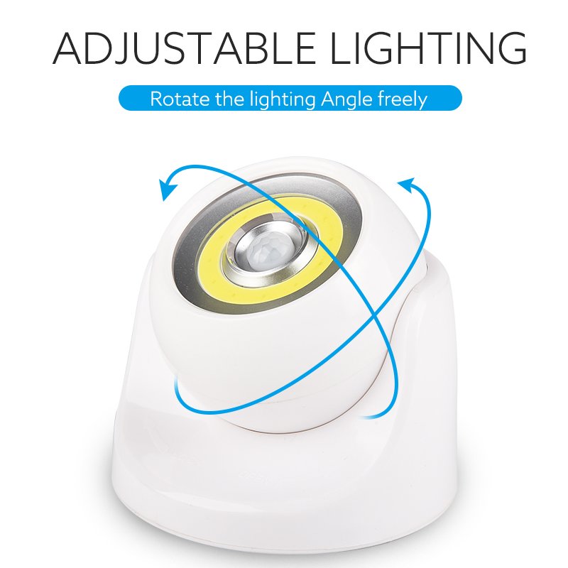 3xAAA Battery Operated Of Super Bright Of COB PIR Motion Sensor Night Light