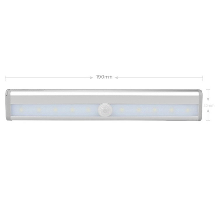 Hot Selling Battery Powered Security Cabinet Lighting 10 Led Motion Sensor Closet Light