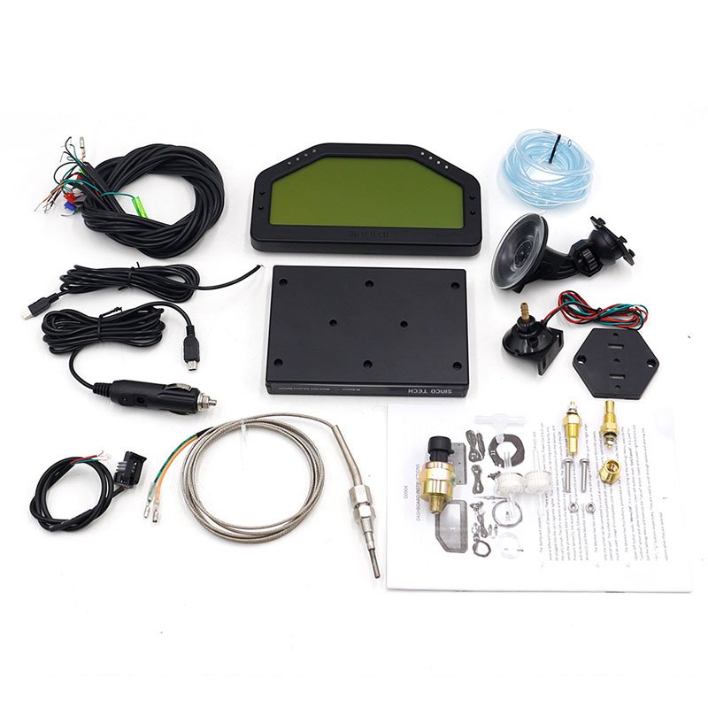 KD3064 904 Dash Race Display with Sensor KIT Dashboard LCD Screen Gauge Meter