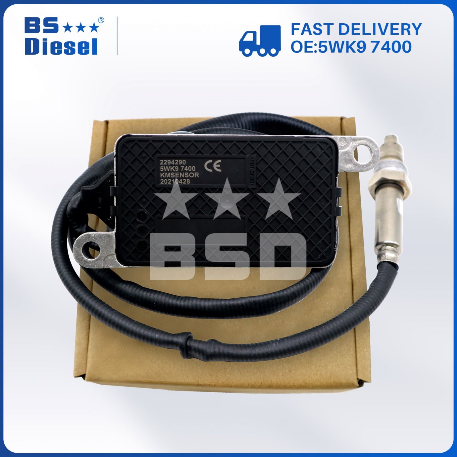 High Durability Car Sensors Nitrogen Oxide Sensor 2294290 5WK9 7400 NOX Sensor 5WK97400 For Sca-nia Euro 6